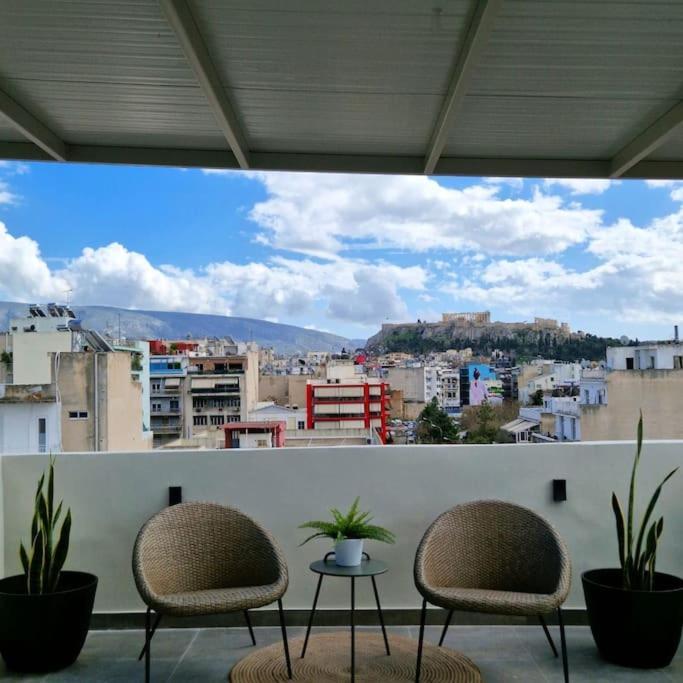 アテネExquisite Penthouse With Breathtaking Acropolis Panorama Viewアパートメント エクステリア 写真