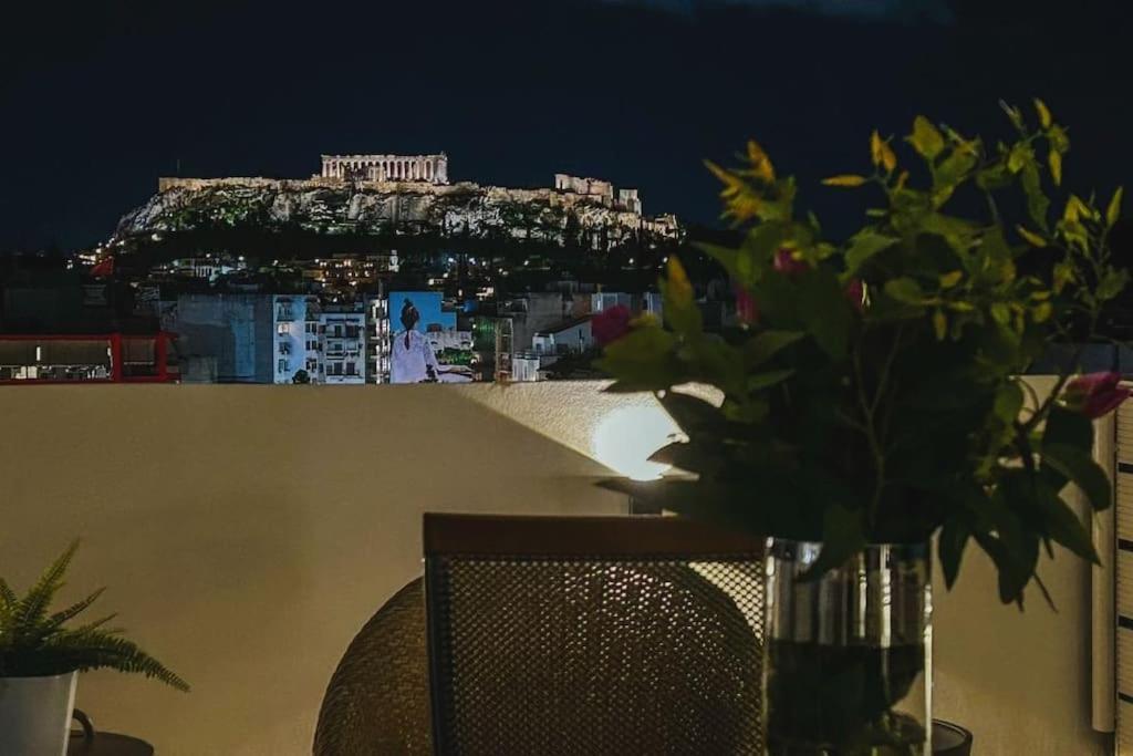 アテネExquisite Penthouse With Breathtaking Acropolis Panorama Viewアパートメント エクステリア 写真