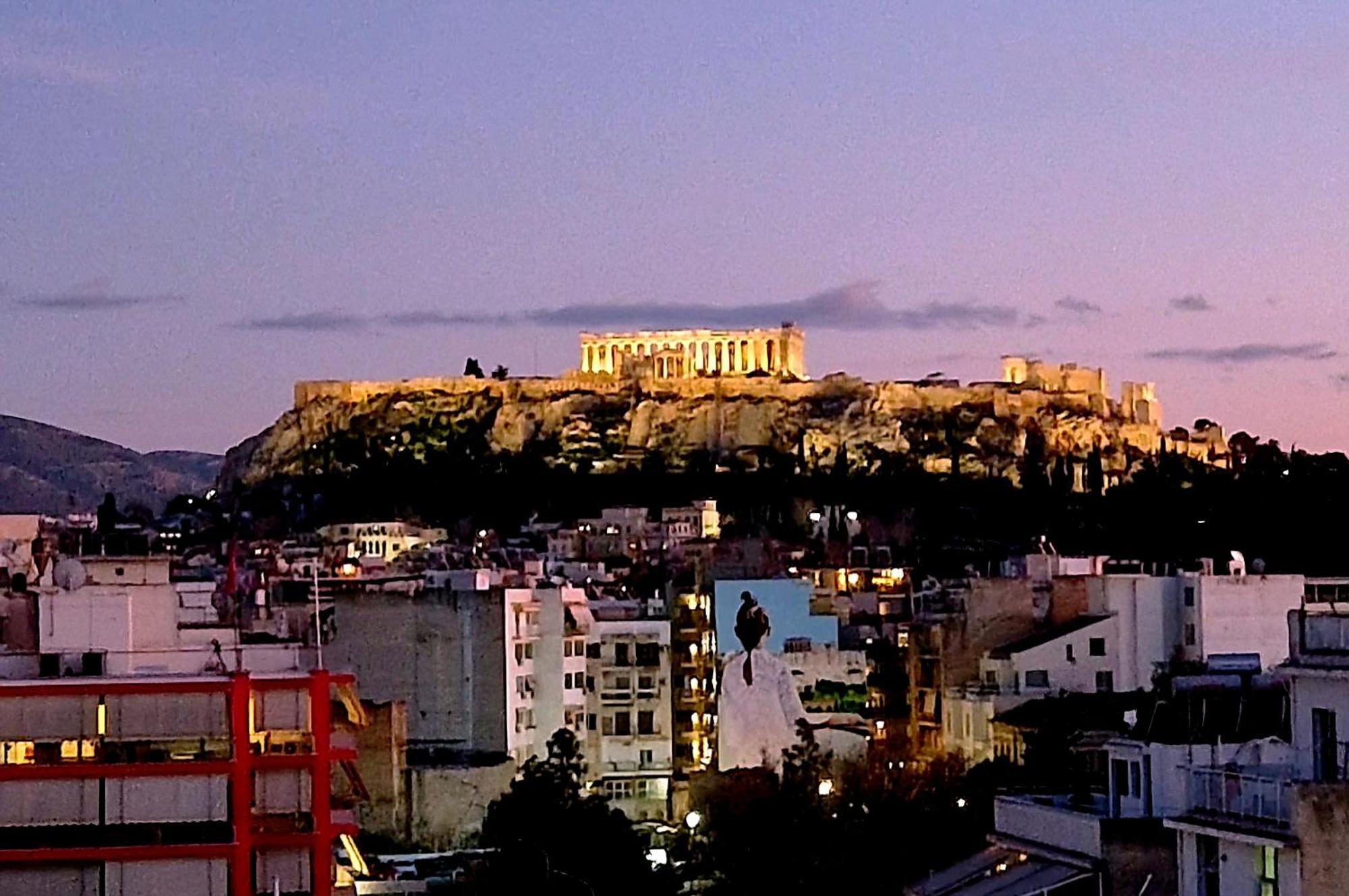 アテネExquisite Penthouse With Breathtaking Acropolis Panorama Viewアパートメント エクステリア 写真